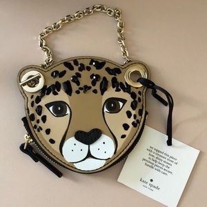 Kate Spade Run Wild Leopard Coin Purse